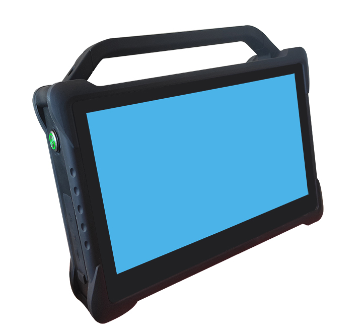 涉及到户外使用的手提检测设备用什么触摸显示屏？