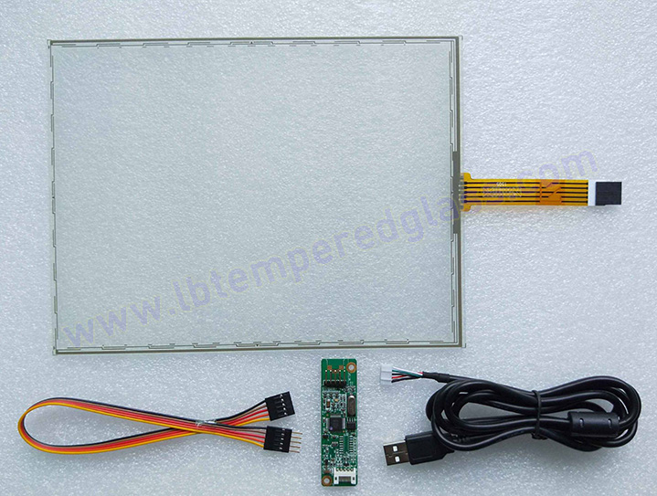 电阻触摸屏表面是否可以贴合一层玻璃用来美化它？